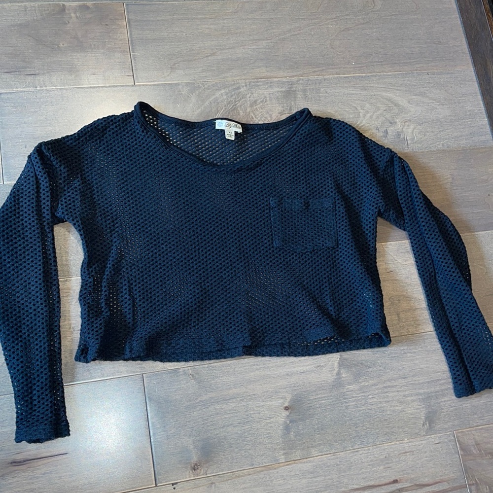 Lily White Crop Top